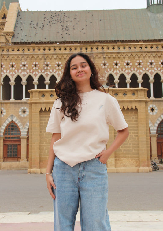 Threaded Tale Oversized Tee - Arzoo